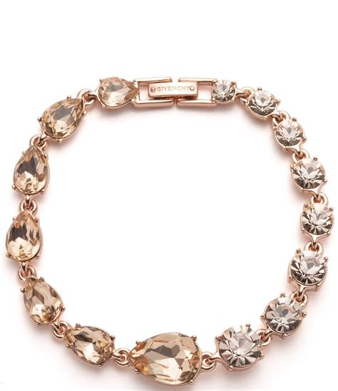 givenchy rose tone slide bracelet